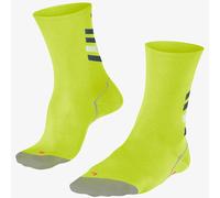 Falke BC Impulse Velocity matrix Jaune fluo - Chaussettes de cyclisme 44/45