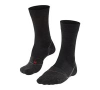 FALKE BC Warm Comfort U So laine fil fonctionnel anti-ampoule 1 paire, Chaussettes de cyclisme Mixte, Noir Black 3000, 37-38