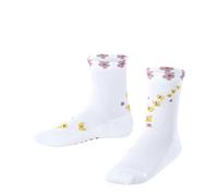 FALKE Beautiful Butterflies K Sso coton fantaisie 1 paire, Chaussettes basses Mixte enfant, Blanc White 2000, 27-30