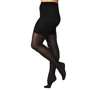 FALKE Beauty Plus 50 DEN W Ti semi-opaques unis 1 paire, Collants Femme, Noir Black 3009, SHORT