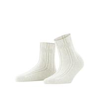 FALKE Bedsock W Hp laine angora épaisses fantaisie 1 paire, Chaussettes Femme, Blanc Off-White 2049, 35-38