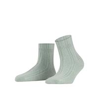 FALKE Bedsock W Hp laine angora épaisses fantaisie 1 paire, Chaussettes Femme, Vert Peppermint 7792, 39-42