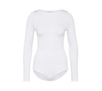 FALKE Fine Cotton Crew Neck W Bo matière douce manches longues 1 pièce, Body Femme, Blanc White 2209, XS 34-36