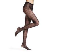 FALKE Body Wave 20 DEN W Ti transparents fantaisie 1 paire, Collants Femme, Noir Black 3009, M