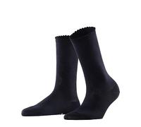 FALKE Bold Dot W SO coton unies 1 paire, Chaussettes Femme, Bleu (Dark Navy 6370), 39-42
