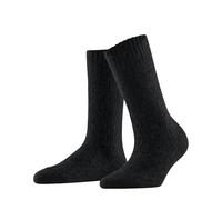 FALKE Brick Wall W So alpaga Laine Unies Chaussettes, Noir Black 3000, 39-42 Femme