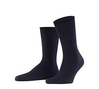 FALKE Bristol Pure M So laine unies 1 paire, Chaussettes Homme, Bleu Dark Navy 6370, 39-40
