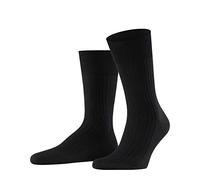 FALKE Bristol Pure M So laine unies 1 paire, Chaussettes Homme, Noir Black 3000, 39-40