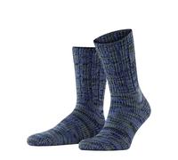 FALKE Brooklyn M So coton unies 1 paire, Chaussettes Homme, Bleu Water 6550, 39-42