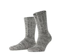 FALKE Brooklyn M So coton unies 1 paire, Chaussettes Homme, Gris Silver 3203, 47-50