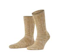 FALKE Brooklyn M So coton unies 1 paire, Chaussettes Homme, Jaune Old Brass 1220, 43-46