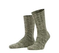 FALKE Brooklyn M SO coton unies 1 paire, Chaussettes Homme, Vert (Thymian 7821), 39-42