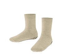 FALKE Catspads K Hp coton laine picots sur la semelle 1 paire, Chaussettes Chaussons Mixte enfant, Beige Sand Melange 4650, 27/30 EU