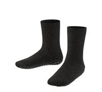FALKE Catspads K Hp coton laine picots sur la semelle 1 paire, Chaussettes Chaussons Mixte enfant, Gris Asphalt Melange 3180, 27/30 EU