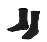 FALKE Catspads K Hp coton laine picots sur la semelle 1 paire, Chaussettes Chaussons Mixte enfant, Noir Black 3000, 23/26 EU