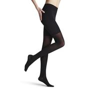 FALKE Cellulite Control 50 DEN W Ti semi-opaques contre la rétention d'eau 1 paire, Collants Femme, Noir Black 3009, M