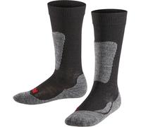 FALKE Chaussettes 'Active Ski' noir / noir chiné, Taille 39-42