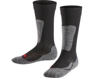 FALKE Chaussettes 'Active Ski' noir / noir chiné, Taille 39-42