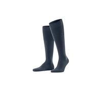 FALKE Airport M Kh laine coton unies 1 paire, Chaussettes longues Homme, Bleu Dark Blue Melange 6688, 41-42