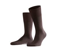 FALKE Chaussettes 'Airport' chocolat / blanc, Taille 45-46