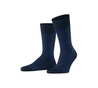 FALKE Oxford Stripe M So coton fantaisie 1 paire, Chaussettes Homme, Bleu Space Blue 6116, 39-40