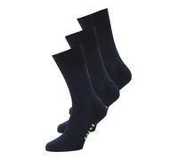 FALKE Chaussettes bleu marine / citron vert, Taille 44-45
