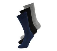 Falke Chaussettes Homme Family Multipack M, coton durable unies, lot de 3 paires, Multicolore 39-42