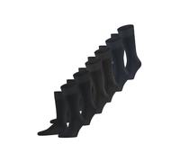 FALKE Happy Multipack M So coton unies lot de 6 paires, Chaussettes Homme, Noir Black 0010, 43-46