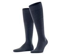 Falke Chaussettes longues Airport M Kh laine-coton unies Homme Bleu Space Blue 6116 41-42 1 paire