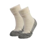 FALKE Chaussettes 'Cosyshoe' gris / blanc, Taille 41-42