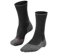 FALKE TK2 Explore Wool Silk M SO thermorégulées épaisses anti-ampoule 1 paire, Chaussettes de randonnée Homme, Gris (Anthracite Melange 3080), 39-41