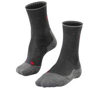 Falke - Chaussettes de randonnée - TK2 Explore Wool Silk W Anthra.Mel pour Femme en Laine - Taille 37-38 - Noir Noir 37-38