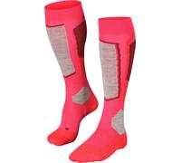 FALKE SK2 Intermediate W KH laine chaudes épaisses 1 paire, Chaussettes de ski Femme, Rouge (Rose 8680), 39-40
