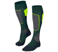 Falke - Chaussettes de ski - SK4 Advanced M Holly pour Homme en Laine - Taille 46-48 - Vert Vert 46-48