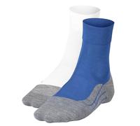 FALKE Chaussettes de sport bleu / gris / blanc, Taille 46-48