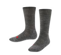 FALKE Active Warm K So laine respirantes unies 1 paire, Chaussettes Mixte enfant, Gris Asphalt Melange 3180, 31-34