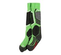 FALKE Chaussettes de sport gris foncé / vert clair / noir / blanc, Taille 86-98