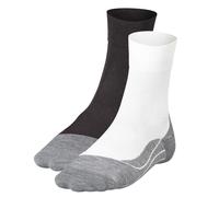 FALKE Chaussettes de sport gris / noir / blanc, Taille 39-41