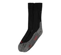 FALKE Chaussettes de sport gris / noir, Taille 46-48