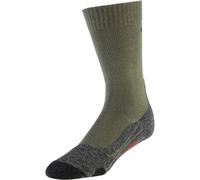 FALKE Chaussettes de sport 'TK 2' gris / olive / noir, Taille 42-43