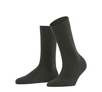 FALKE Chaussettes Femme Laine Coton Durable Avec Bords Souples Non-Comprimants Sur Le Mollet Sans Motif Unies Chaudes Pour Été Ou Hiver Bleu Marine Gris Noir 1 Paire Sensitive Berlin