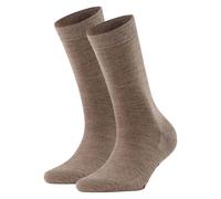Falke Chaussettes Femmes 2er Paquet - Softmerino So, Courtes, Unicolore
