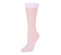 FALKE Chaussettes fines 'Dot 15 DEN' blanc, Taille 39-42