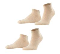 FALKE Chaussettes 'Happy' beige chiné, Taille 47-50