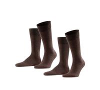 FALKE Chaussettes 'Happy' brun foncé, Taille 47-50