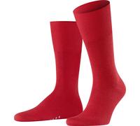 FALKE Chaussettes Hommes - Airport, Bas Courts, Chaussettes de Loisirs et d'Affaires, Couleurs Unies Rouge (Scarlet) 43-44