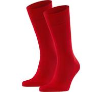 FALKE Chaussettes Hommes Lot de 2 - Cool 24/7, chaussettes business, chaussettes courtes, uni #1 Rouge 45-46