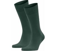 FALKE Chaussettes Hommes Lot de 2 - Cool 24/7, chaussettes business, chaussettes courtes, uni #1 Vert 41-42