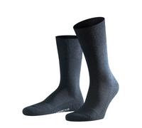 Falke Chaussettes Airport Plus M laine et coton unies 1 paire Bleu Dark Navy 39-40