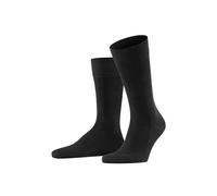 Falke Chaussettes Homme Family M – coton durable, unies – 1 paire Noir 43-46